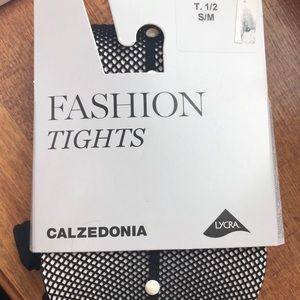 Calzedonia fashion fishnet tights with pearls